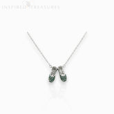 Wizard Of Oz Dorothy Emerald Slippers - Necklace